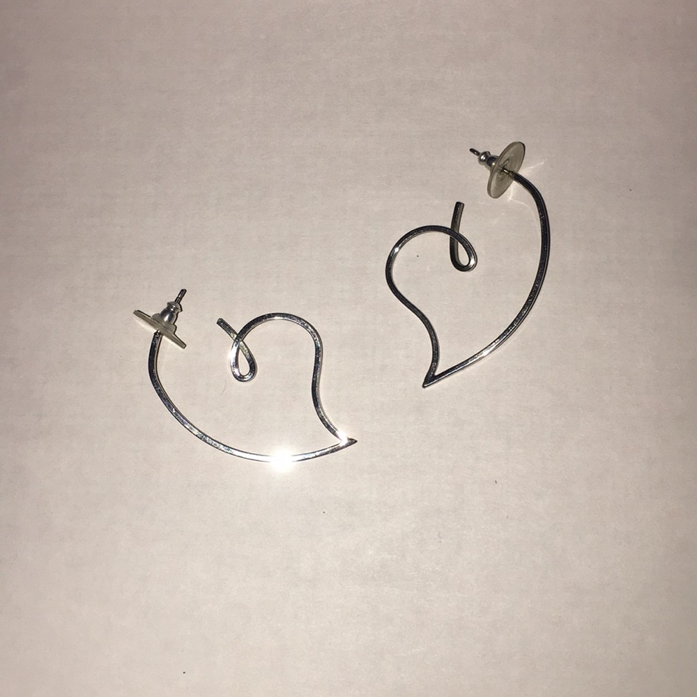 Silver Guess Earrings